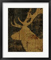 Rustic Lodge Animals Deer Fine Art Print