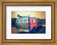 Beach Van at Sunset Fine Art Print