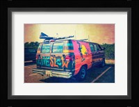 Beach Van at Sunset Fine Art Print
