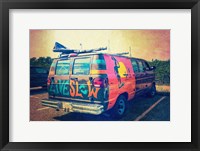Beach Van at Sunset Fine Art Print