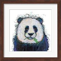 Panda with Leaf Fine Art Print
