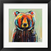 Painted Black Bear Fine Art Print