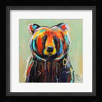 Painted Black Bear Fine Art Print
