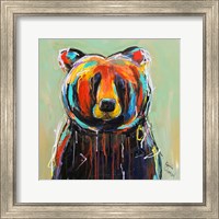 Painted Black Bear Fine Art Print