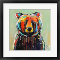 Painted Black Bear Fine Art Print