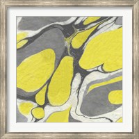 Yellow and Gray Marble II Fine Art Print