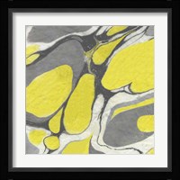 Yellow and Gray Marble II Fine Art Print