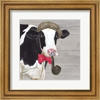 Intellectual Animals II Cow and Pipe Fine Art Print