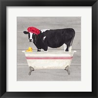 Bath time for Cows Tub Fine Art Print
