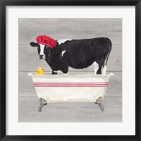 Bath time for Cows Tub Fine Art Print