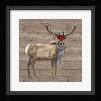 Warm in the Wilderness Deer Framed Print
