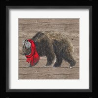 Warm in the Wilderness Bear Framed Print