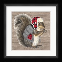 Warm in the Wilderness Squirrel Framed Print