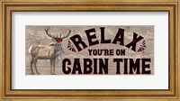 Warm in the Wilderness Relax Sign Fine Art Print