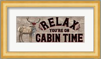 Warm in the Wilderness Relax Sign Fine Art Print