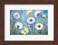 Daisies and Butterfly Meadow Fine Art Print