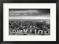 One Too Many Drinks BW Framed Print