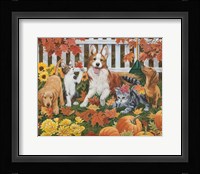 Puppies and Kittens - Autumn Fine Art Print