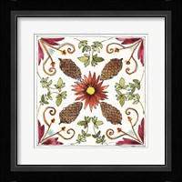 Festive Foliage IX Framed Print