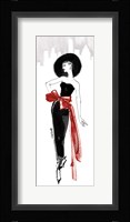 Fifties Fashion IV Red Scarf Fine Art Print