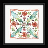 Simply Petals XI Warm Framed Print