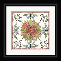 Simply Petals IX Warm Framed Print