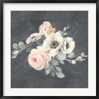 Roses and Anemones Square Fine Art Print