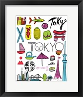 Travel Tokyo Framed Print