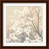 Dogwood Blossoms II Neutral Fine Art Print