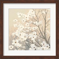 Dogwood Blossoms II Neutral Fine Art Print