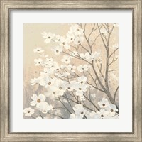 Dogwood Blossoms II Neutral Fine Art Print
