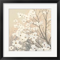 Dogwood Blossoms II Neutral Fine Art Print