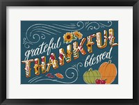 Thankful I Blue Fine Art Print