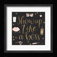 Boss Ladies VII Black Framed Print
