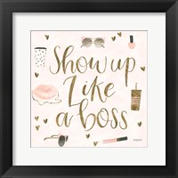 Boss Ladies VII Pink Framed Print