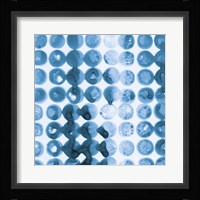 Kanari Square I Indigo Framed Print