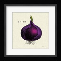 Linen Vegetable III v2 Framed Print