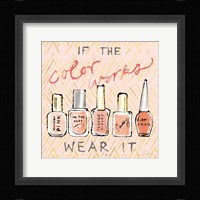 Geo Beauty and Sass I - Wear It Framed Print