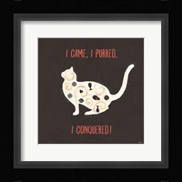 Otomi Cats V Dark Framed Print