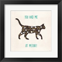 Otomi Cats IV Framed Print