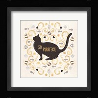Otomi Cats III Neutral Framed Print