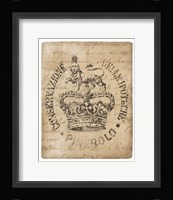 Vintage Seal IV v2 Framed Print