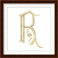 French Sewing Letter R Fine Art Print