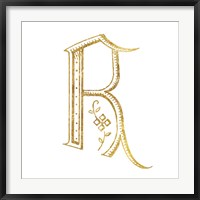 French Sewing Letter R Fine Art Print