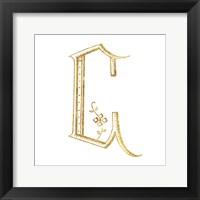 French Sewing Letter C Fine Art Print