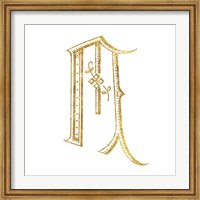 French Sewing Letter M Fine Art Print