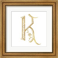 French Sewing Letter K Fine Art Print