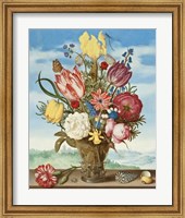 Ambrosius Bosschaert, Bouquet of Flowers on a Ledge Fine Art Print