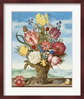 Ambrosius Bosschaert, Bouquet of Flowers on a Ledge Fine Art Print