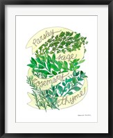 Parsley Sage Rosemary Thyme Fine Art Print